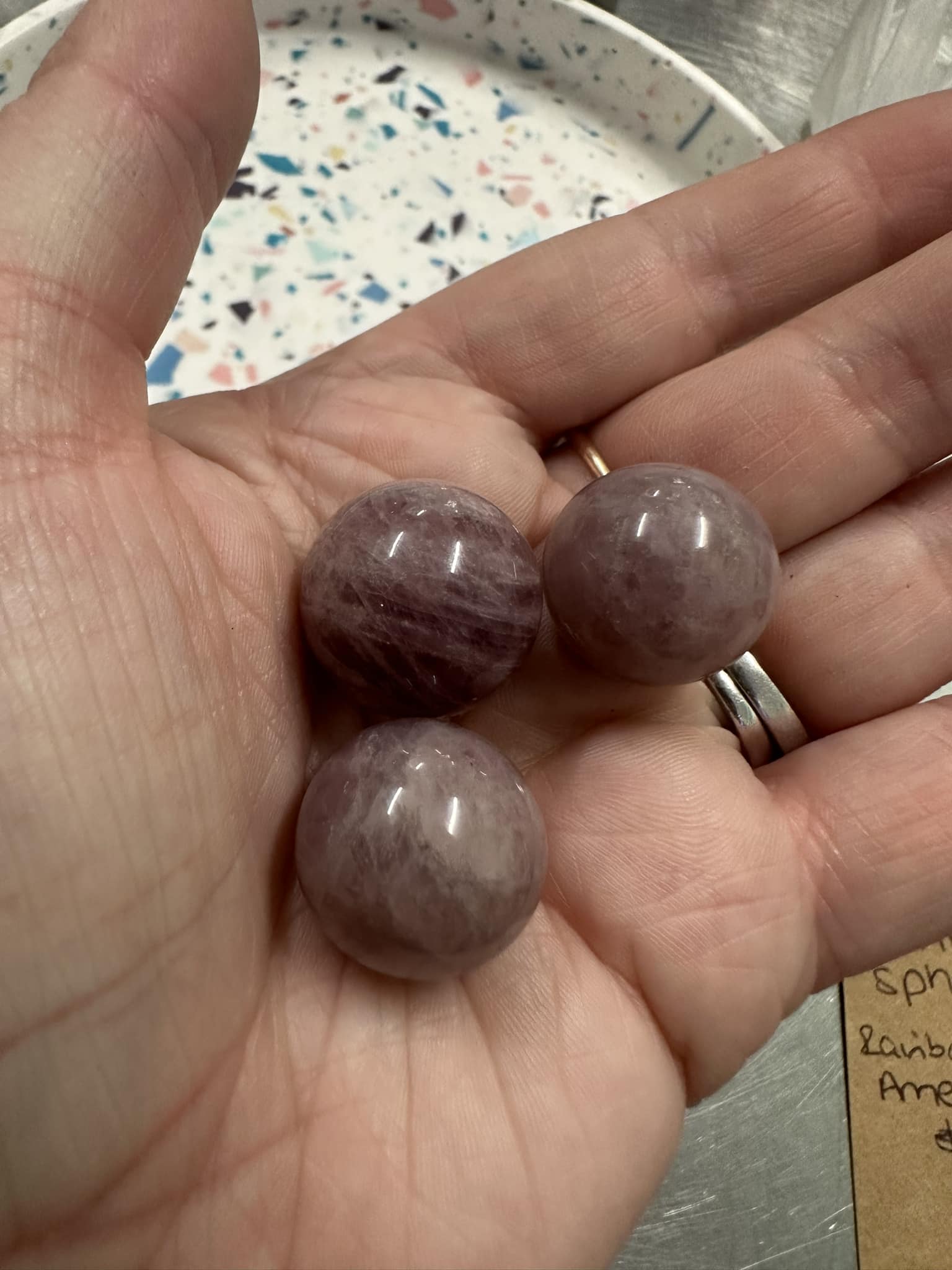 Lavender Rose Quartz Sphere