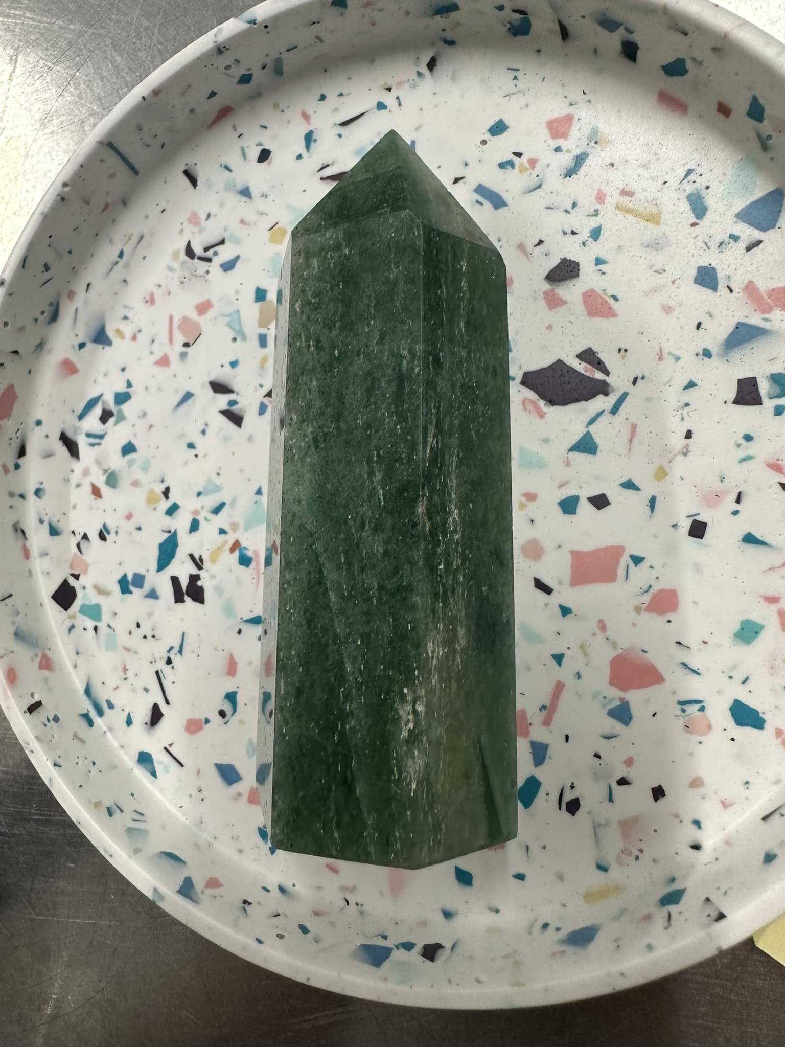 Green Strawberry Quartz Tower