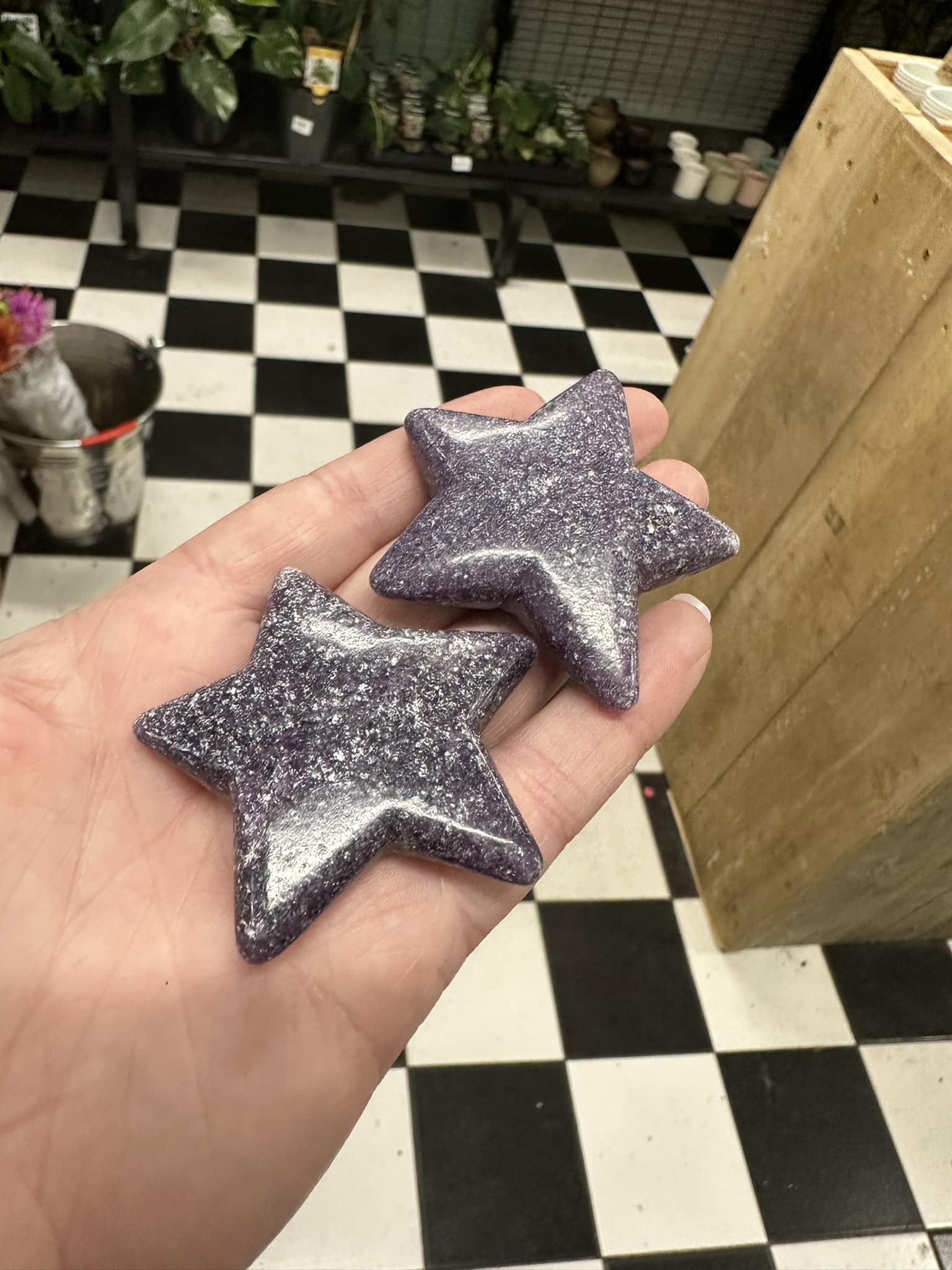 Lepidolite Star