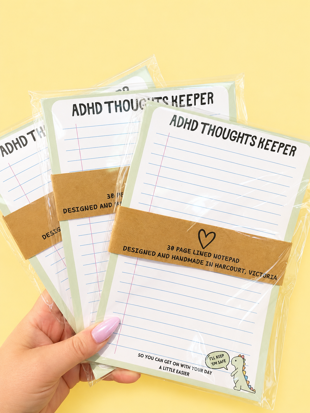 ADHD Thoughts Keeper Notepad