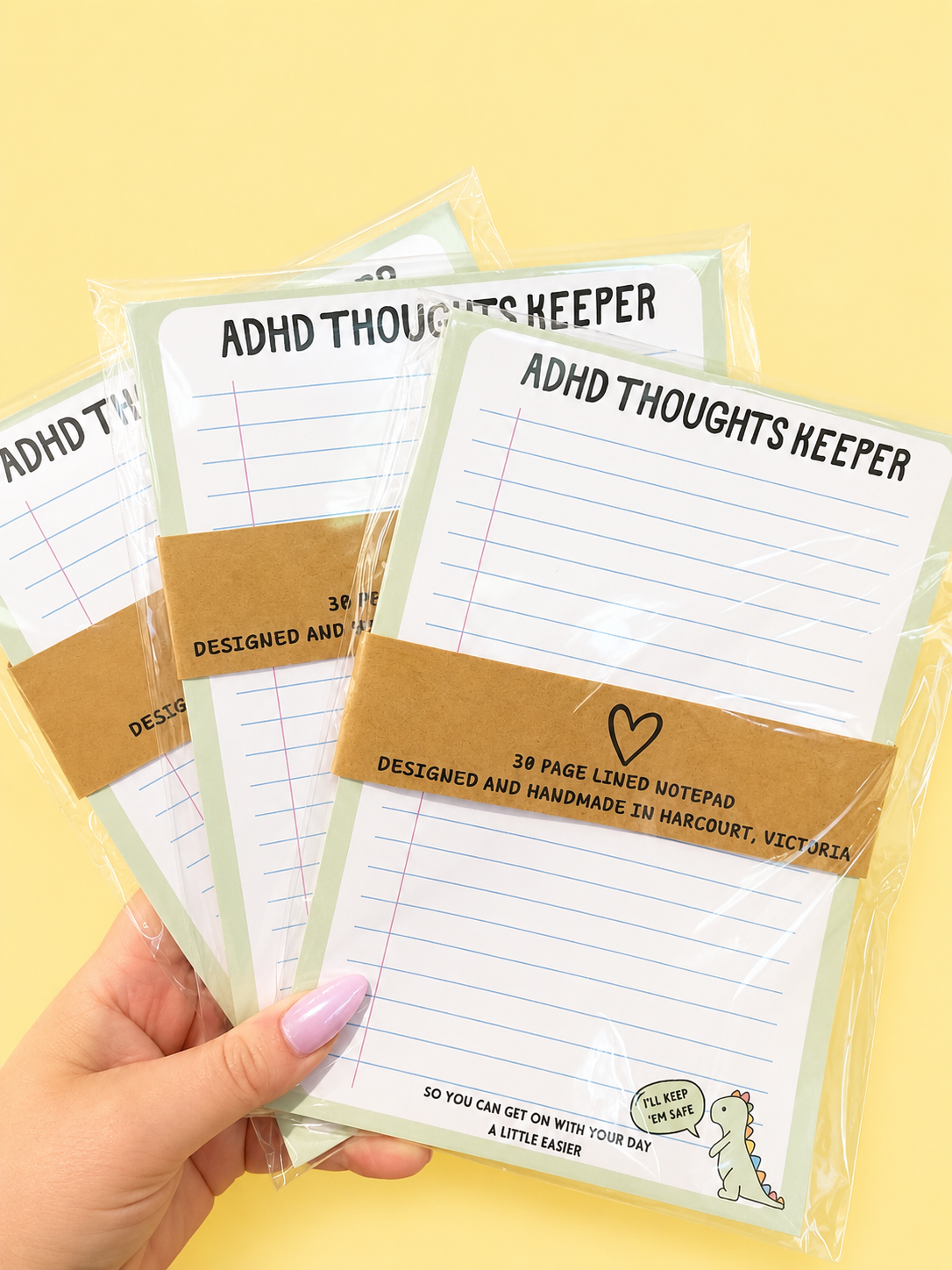 ADHD Thoughts Keeper Notepad