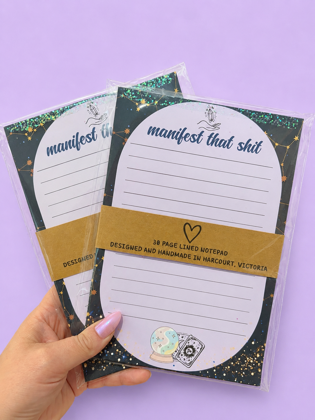 'Manifest that shit' Notepad