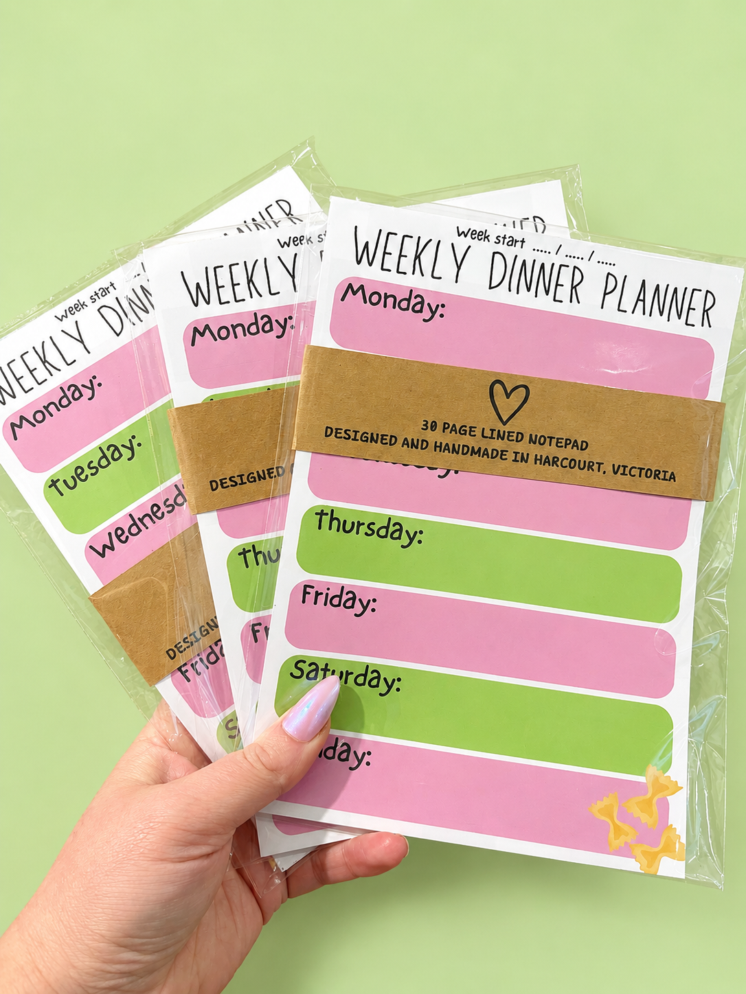 Weekly Dinner Planner Notepad
