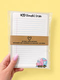 'OCD thought train' Notepad