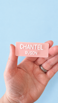 Basic Rectangle Name Badge