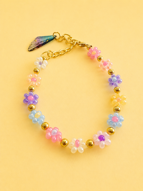 Beaded Daisy Bracelet #1