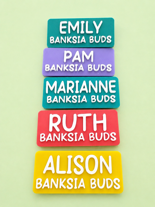 Basic Rectangle Name Badge