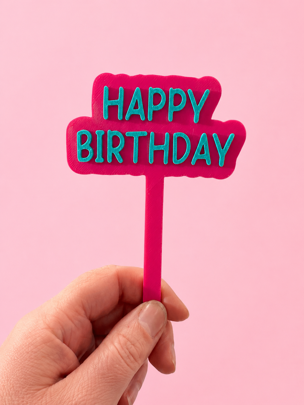 Happy Birthday Plant Stake