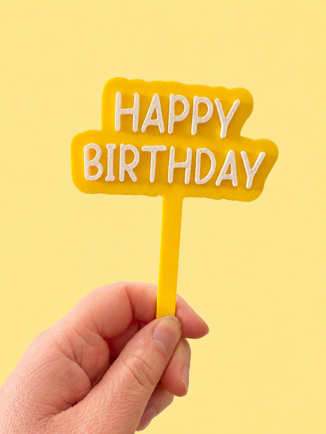 Happy Birthday Plant Stake