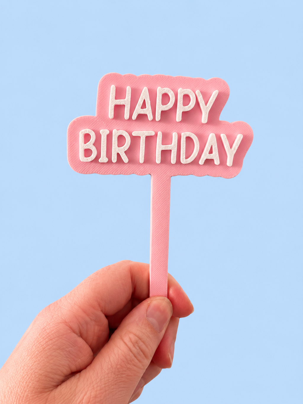 Happy Birthday Plant Stake