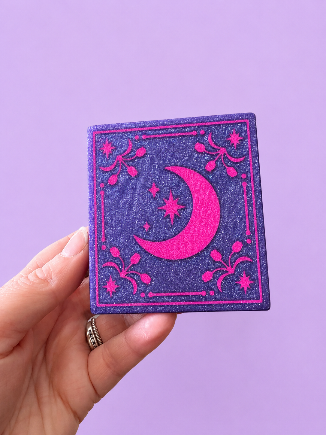 Moon and Stars Book Trinket Box