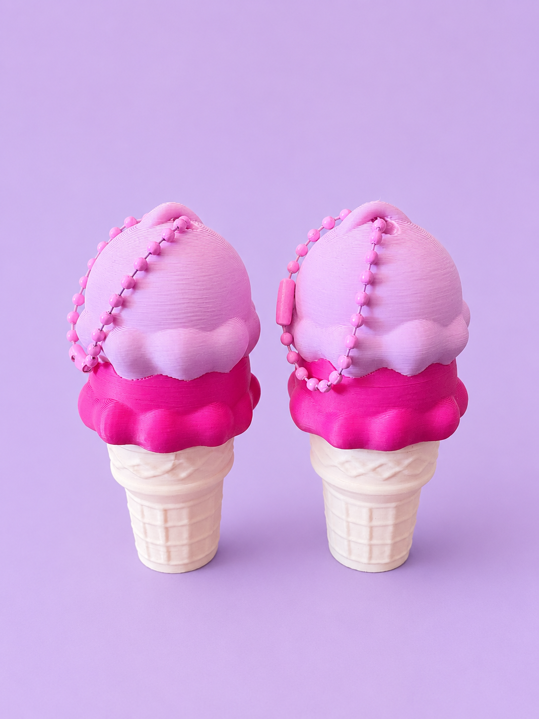 Ice Cream Clickers and Keychains