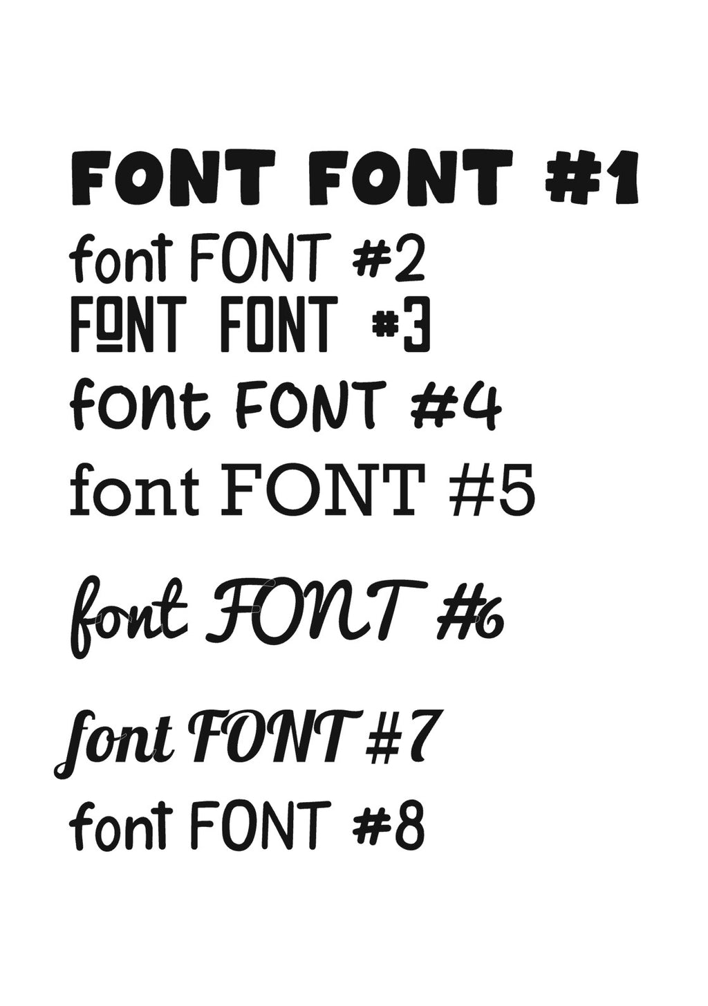 Wall/Door letters