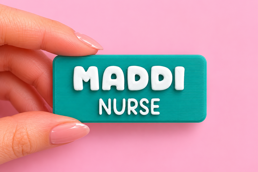 Basic Rectangle Name Badge