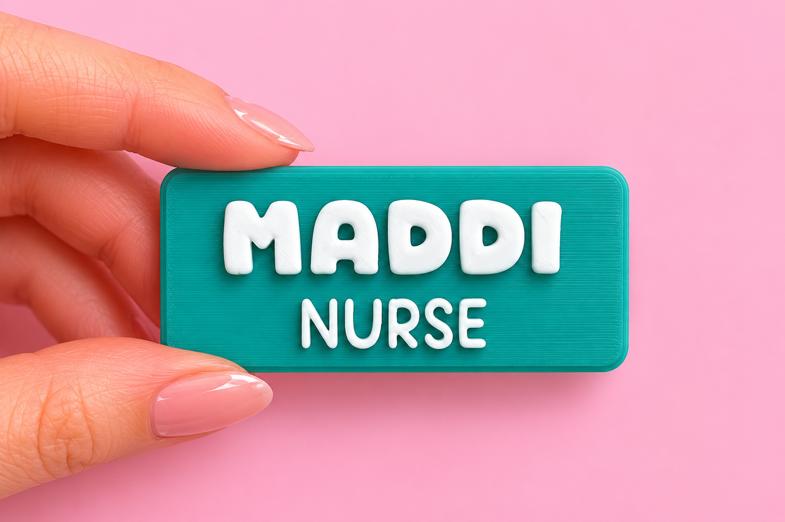 Basic Rectangle Name Badge